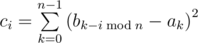 Mathematical formula